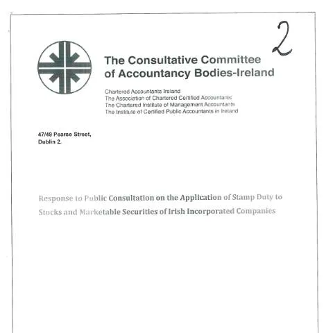 Document preview: Insights on Stamp Duty Review for Irish Securities — Taxes