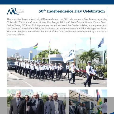 Document preview: Commemorating 50 Years of Independence in Mauritius — Government & admin (50thIndependence)