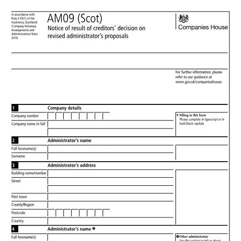 Document preview: Understanding Creditor Decision Notices for Scottish Companies — Business