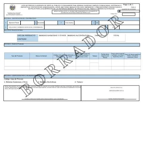 Vista previa del documento Importancia del Formulario F-948-V3 en la Regulación de Precios — Impuestos (CERFA n°F-948-V3)