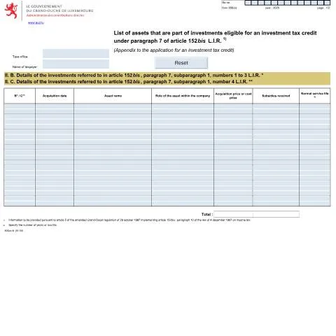 Aperçu du document Comprendre le formulaire 800Bis E pour le crédit d'impôt — Impôts & fiscalité (CERFA n°800Bis E)