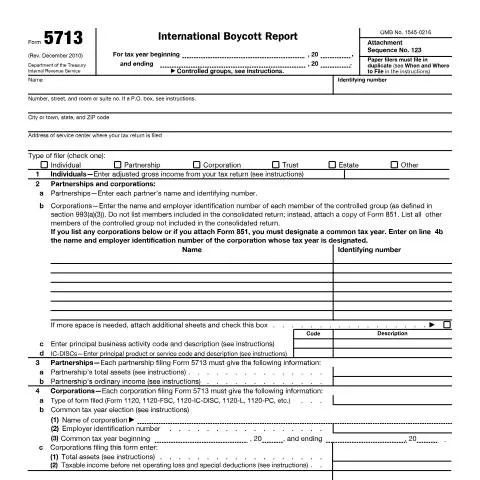 Document preview: A Comprehensive Guide to IRS Form 5713 — Taxes (CERFA n°5713)