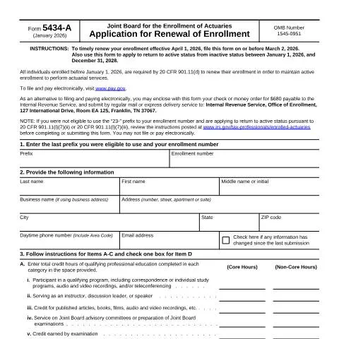 Document preview: The Importance of IRS Form 5434-A for Actuaries — Taxes (CERFA n°5434A)
