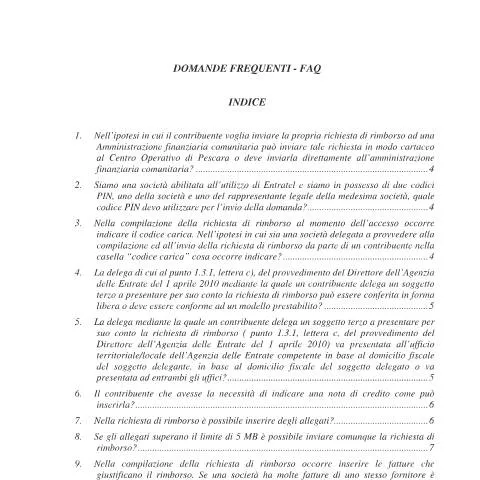 Anteprima documento Procedura di richiesta di rimborso IVA per soggetti extra UE in Italia — Tasse e fisco