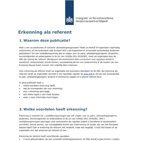 Documentvoorvertoning: Belang van Erkenning als Referent voor Organisaties — Immigratie & visa (CERFA n°3075)