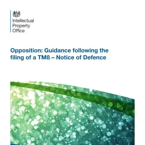 Document preview: Navigating TM8 Notice of Defence in UK Trade Mark Opposition — Legal & justice