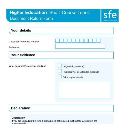 Document preview: Understanding Higher Education Short Course Loans for Pre-2024 — Education & training