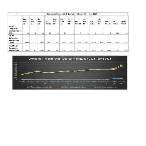 Document preview: Understanding the Companies Incorporated Quarterly Stats — Government & admin (Companies-Incorporated-Quarterly-Stats-Jan-2021-June-2024)