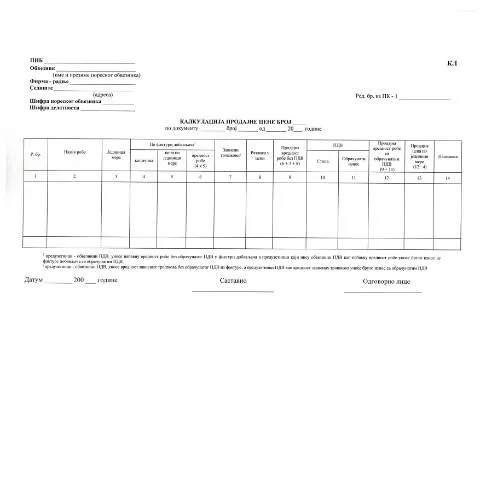 Document preview: Obrazac KL: Osnovne informacije i značaj za preduzeća — Administrativne procedure (CERFA n°ObrazacKL)