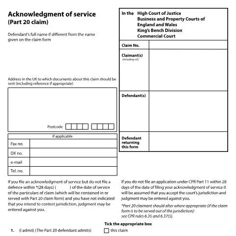 Document preview: Understanding Form N213(CC) for Part 20 Claims — Legal & justice