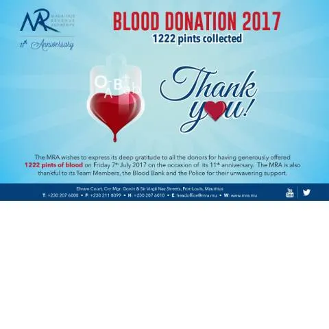 Document preview: Celebrating the Generosity of Blood Donors in 2017 — Government & admin (ThankYouBloodDonors2017)