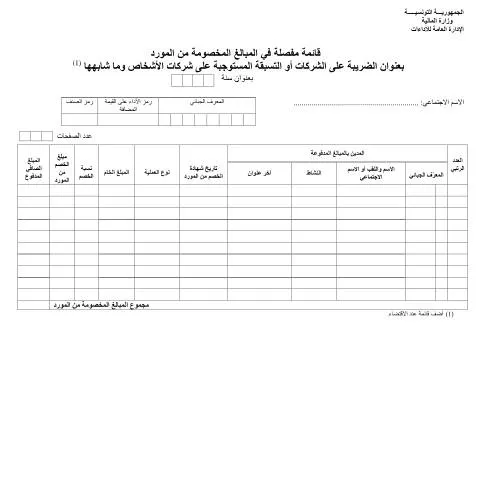 Aperçu du document Comprendre la Déclaration des Revenus en Tunisie — Démarches administratives