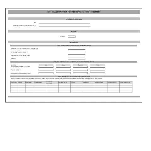 Vista previa del documento Importancia del Aviso de Determinación del Derecho Extraordinario — Impuestos (CERFA n°56)