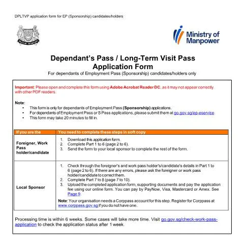 Document preview: Guide to the Long-Term Visit Pass Application in Singapore — Immigration & visas (CERFA n°LTSVP_FORM14)
