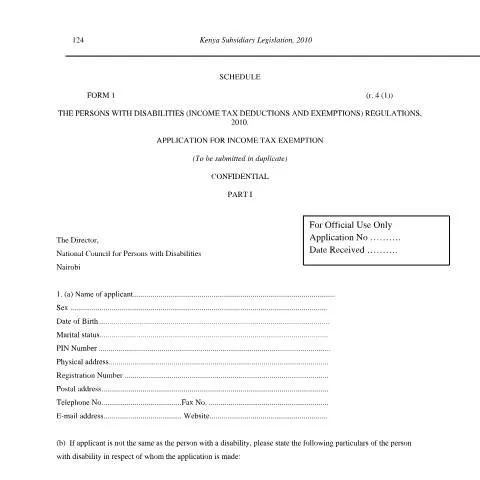 Document preview: Understanding the Exemption Application Process — Government & admin (CERFA n°exemption-application-form)