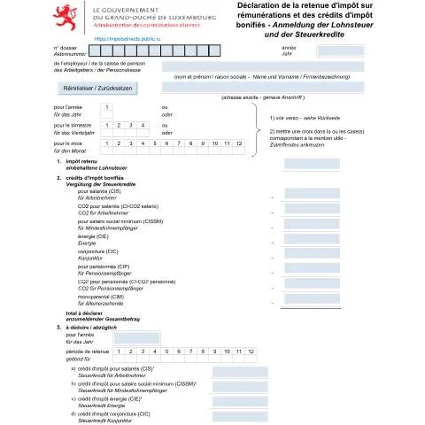 Aperçu du document Comprendre la déclaration 950 FD pour les impôts au Luxembourg — Impôts & fiscalité (CERFA n°950)
