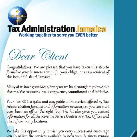 Document preview: Understanding the 'Dear Client' Document in Jamaica — Government & admin (CERFA n°dear_client)