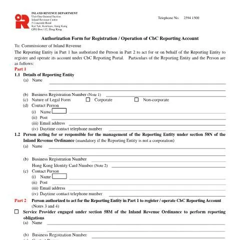 Document preview: A Comprehensive Guide to the IR 1465 Authorization Form for CbC — Government & admin (CERFA n°IR 1465)