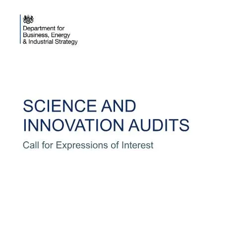Document preview: Engage in the UK Science and Innovation Audits Initiative — Government & admin