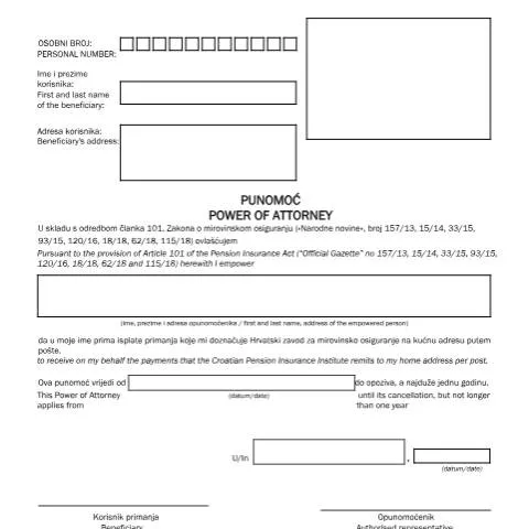 Document preview: Tiskanica br 4 3a eng - Olakšajte primanje svojih mirovina — Mirovina i penzija (CERFA n°Tiskanica_br_4_3a_eng)