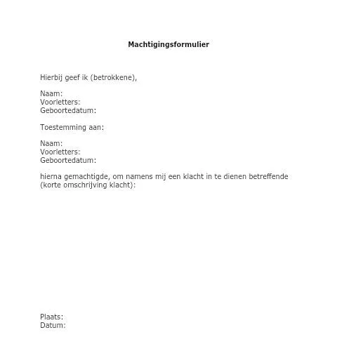 Documentvoorvertoning: Waarom het Machtigingsformulier Essentieel is voor Klachten — Overheid & administratie