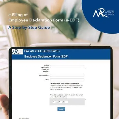 Document preview: Essential Steps for e-Filing the Employee Declaration Form — Taxes (e-EDFGuide)