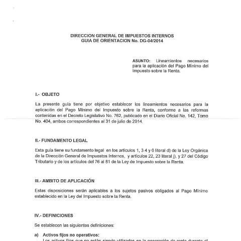 Vista previa del documento Importancia del Documento DG-04/2014 en la Fiscalidad — Trámites administrativos (CERFA n°DG-04)
