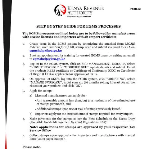 Document preview: Essential Steps for Mastering EGMS Processes in Kenya — Government & admin (CERFA n°STEP-BY-STEP-GUIDE-FOR-EGMS-PROCESSES_2nd-June-2023--reviewed-by-DTD-Policy-1)