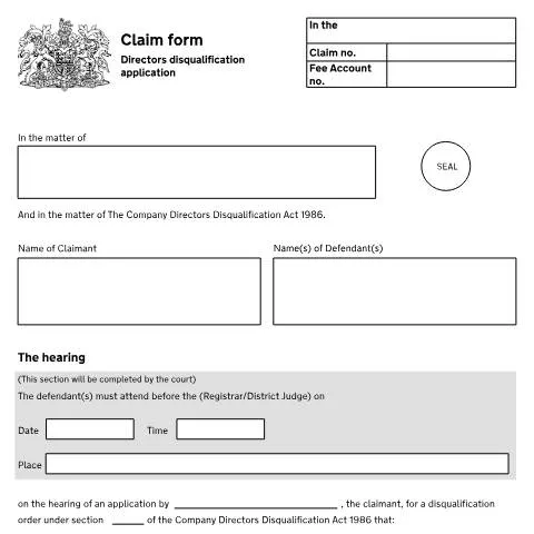 Document preview: Understanding the N500 Form in Disqualification Cases — Legal & justice