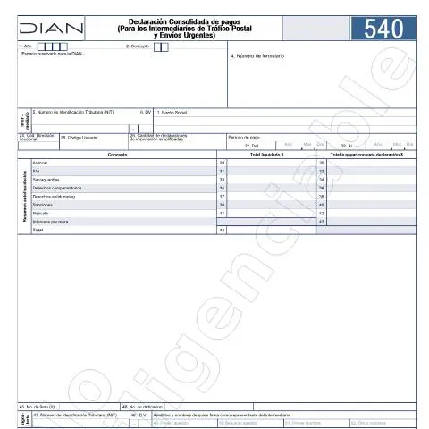 Vista previa del documento Importancia de la Declaración F540-2024 para Intermediarios de Tráfico — Aduanas y comercio (CERFA n°F540-2024)