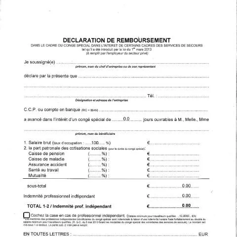 Aperçu du document Comprendre le congé spécial pour cadres des services de secours — Emploi & travail (CERFA n°conge-special-cadres-decla-remboursement)