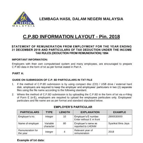 Document preview: Pentingnya C.P.8D dalam Pengurusan Sumber Manusia — Cukai & percukaian
