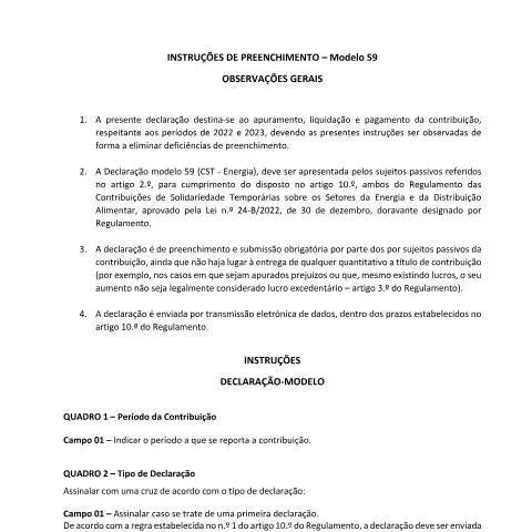 Pré-visualização do documento Guia Completo do Modelo 59 em Portugal — Impostos (CERFA n°Modelo 59)