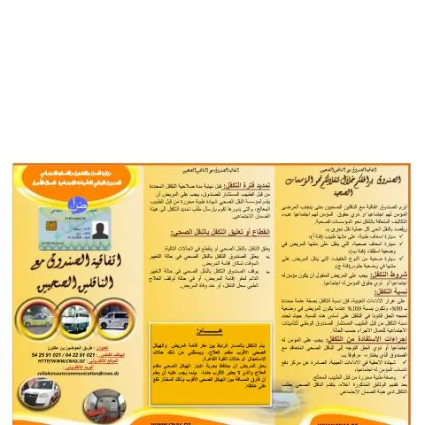 Aperçu du document Impact du formulaire Transport-004 sur la santé publique en Algérie — Santé (CERFA n°Transport-004)