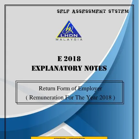 Document preview: Pemahaman Mendalam tentang Nota Penjelasan E 2018 — Proses pentadbiran (CERFA n°EA)