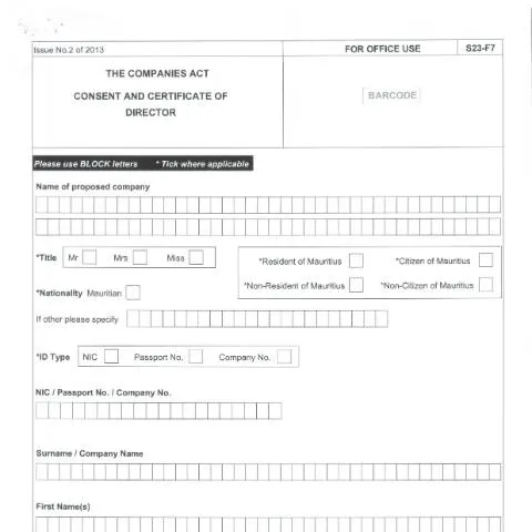 Document preview: Essential Insights on the F7 Form for Company Directors — Government & admin (CERFA n°F7-1)