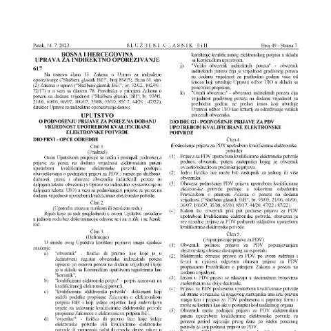 Document preview: Razumijevanje obrasca B 19 za prijavu PDV-a — Administrativne procedure