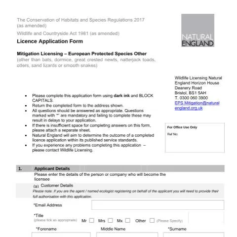 Document preview: Understanding A12 Mitigation Licensing for Wildlife Protection — Government & admin