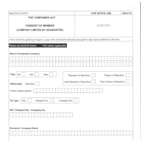Document preview: Mastering the F10 Form: A Guide for Aspiring Members — Government & admin (F10-1)