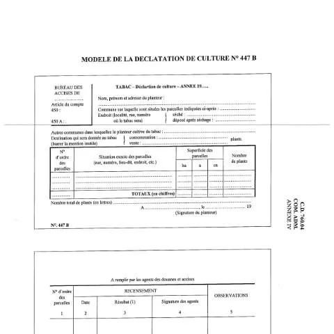 Aperçu du document Comprendre la Déclaration de Culture N° 447B pour le Tabac — Démarches administratives (CERFA n°ACC_FORM_Declaration de culture 447B-2017-03-20)
