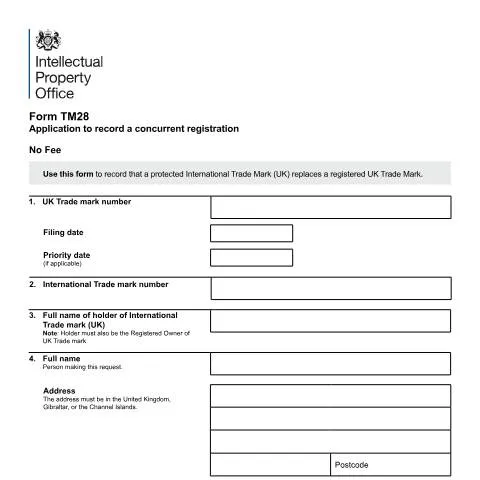 Document preview: Understanding the TM28 Process for Concurrent Trade Mark Registration — Government & admin