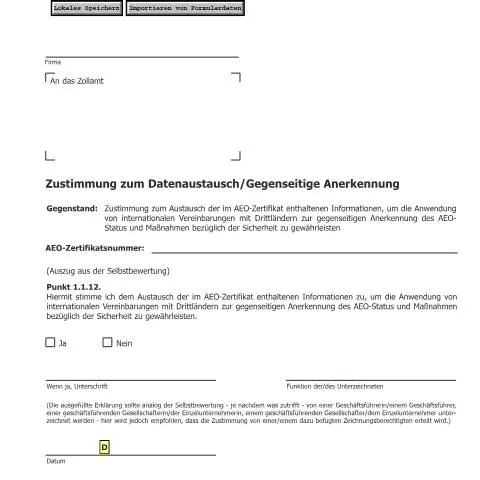 Dokumentvorschau: Die Rolle des Formulars Za252 im Zollprozess — Behörden & Verwaltung (CERFA n°Za252)