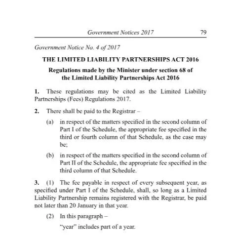Document preview: Key Insights on Limited Liability Partnership Fees — Government & admin (4_Limited-Liability-Partnership-Fees)