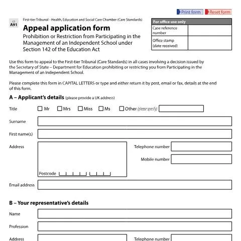 Document preview: Understanding the Appeal Process for School Management Restrictions in — Legal & justice