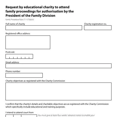 Document preview: Understanding the Role of the FP300 Form in Family Law — Legal & justice