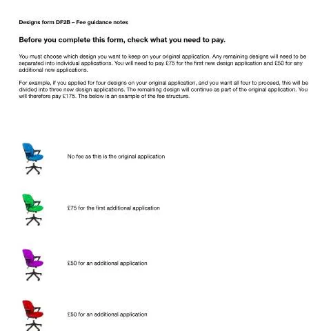 Document preview: Dividing Design Applications in the UK: DF2B Form Requirements — Legal & justice