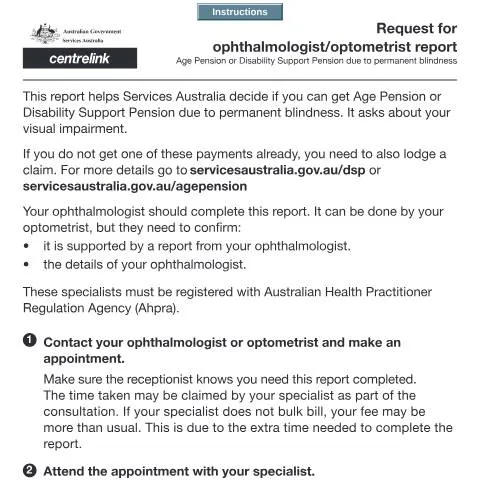 Document preview: Navigating the SA013 Report Request for Eye Health — Health (CERFA n°SA013)