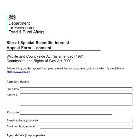 Document preview: Understanding SSSI Consent Refusal Appeals — Legal & justice