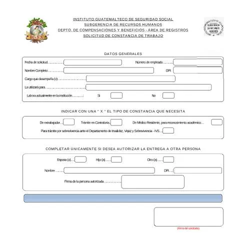 Vista previa del documento Importancia del Formulario RRHH-3 en Guatemala — Trámites administrativos (CERFA n°RRHH-3)