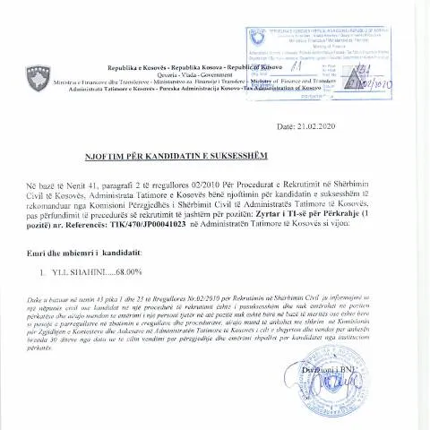 Document preview: Rëndësia e Njoftimit për Zyrtarin e TI-së — Punë & punësim